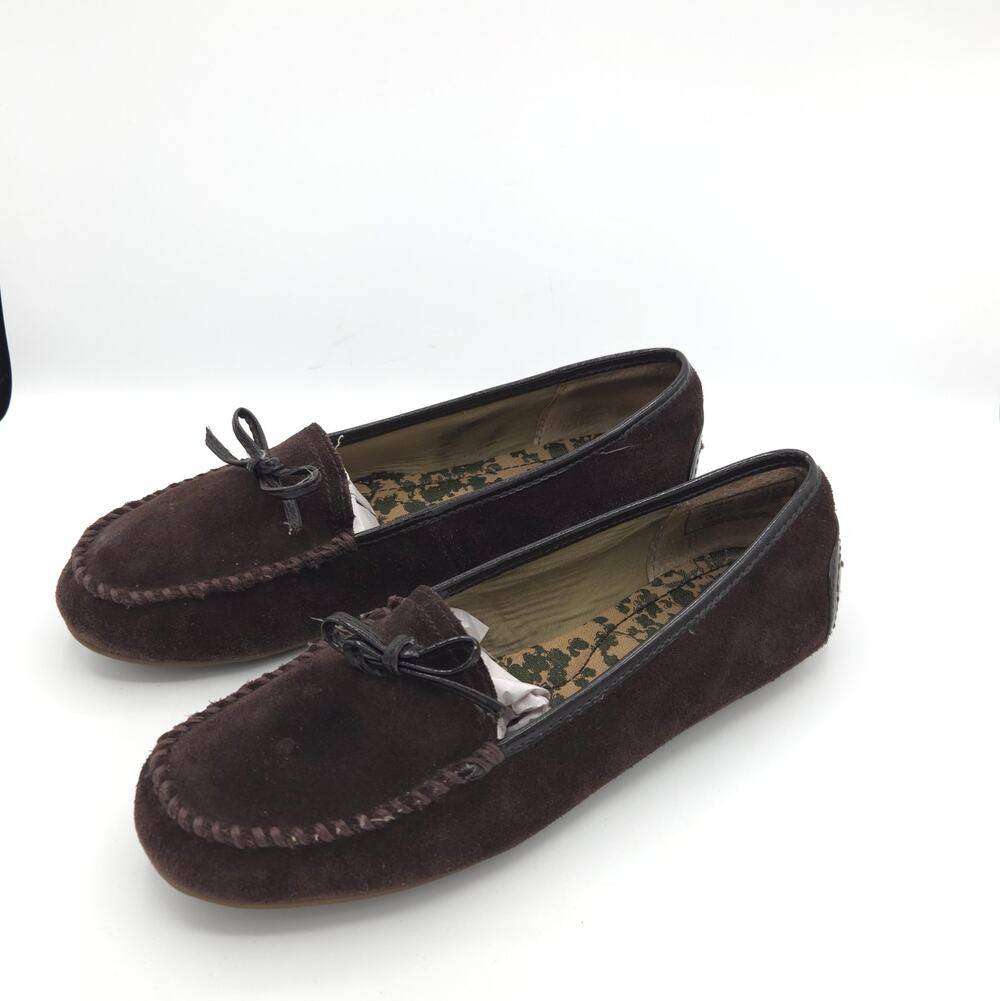 Lands' End Women's Size 9.5 Brown Driving Moccasin Loafers